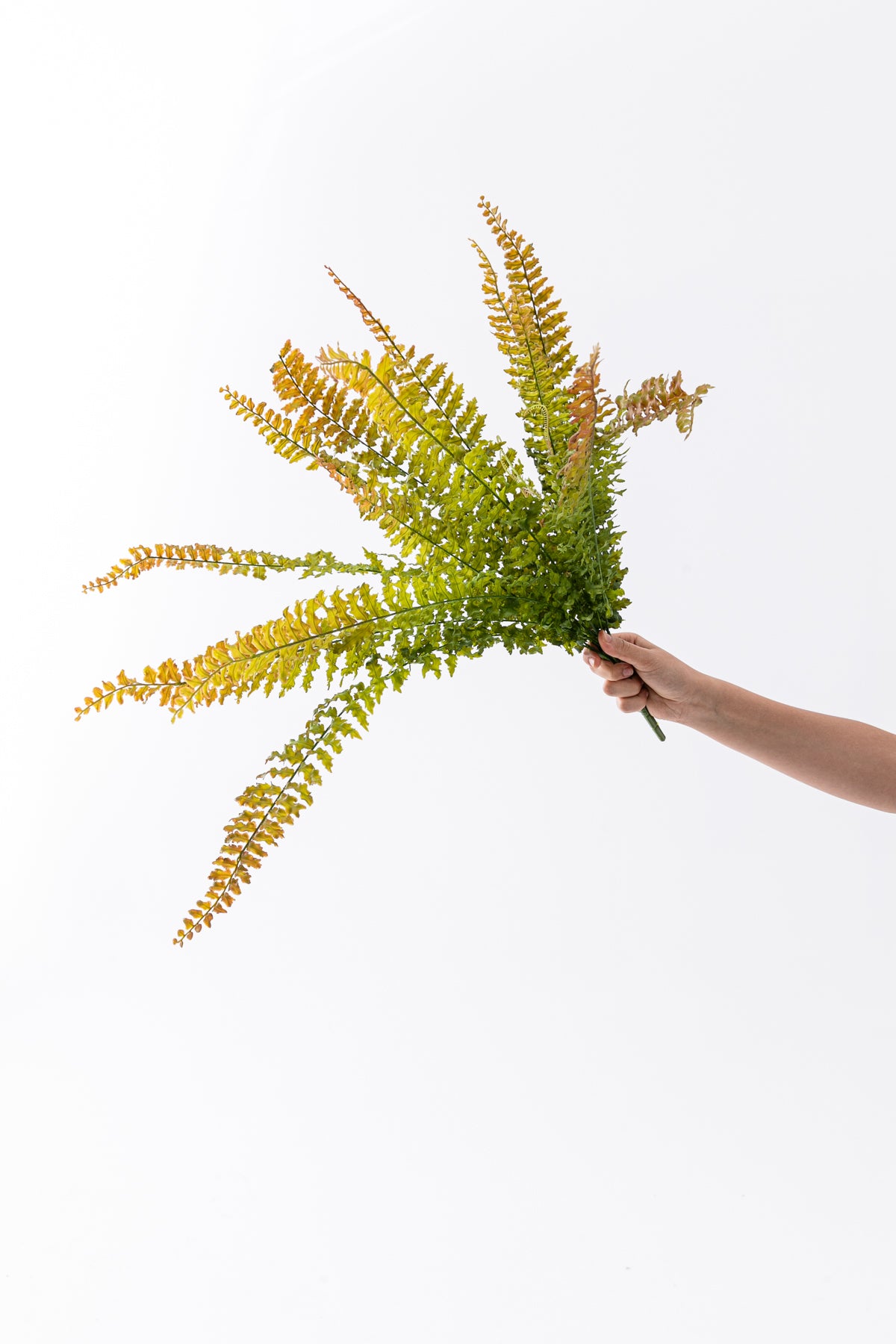 Islak Dokulu Yapay Yeşillik 70 cm 14 Dal