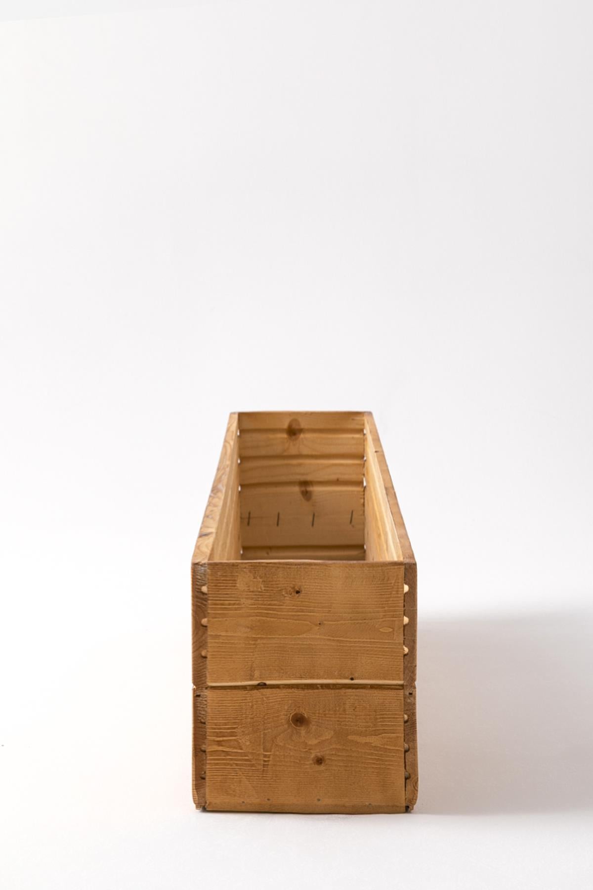 Ahşap Seperatör Saksı Kahverengi 100 Cm