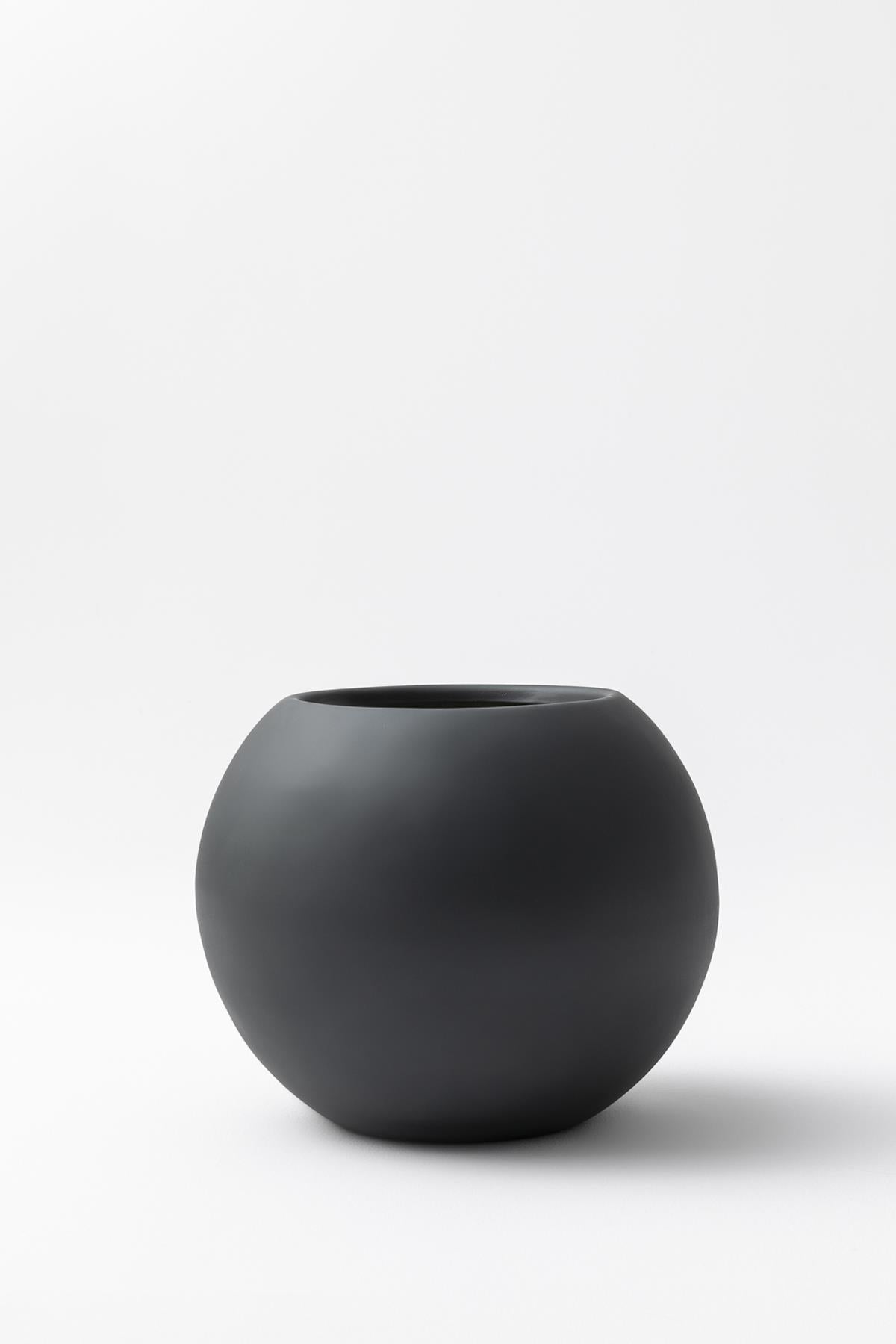 Küre Fiber Saksı Antrasit 34*40