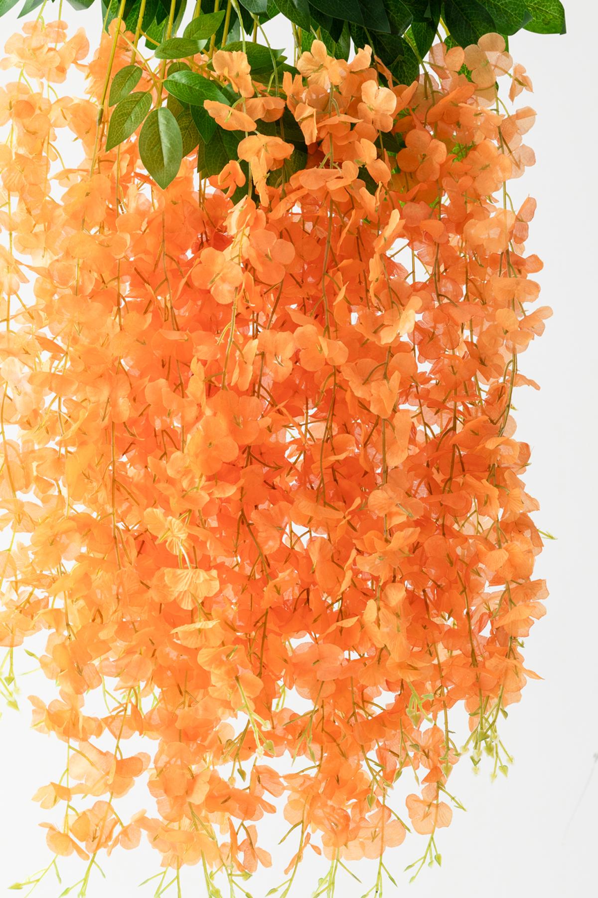 Sarkan Yapay Çiçek Akasya 12'li Turuncu