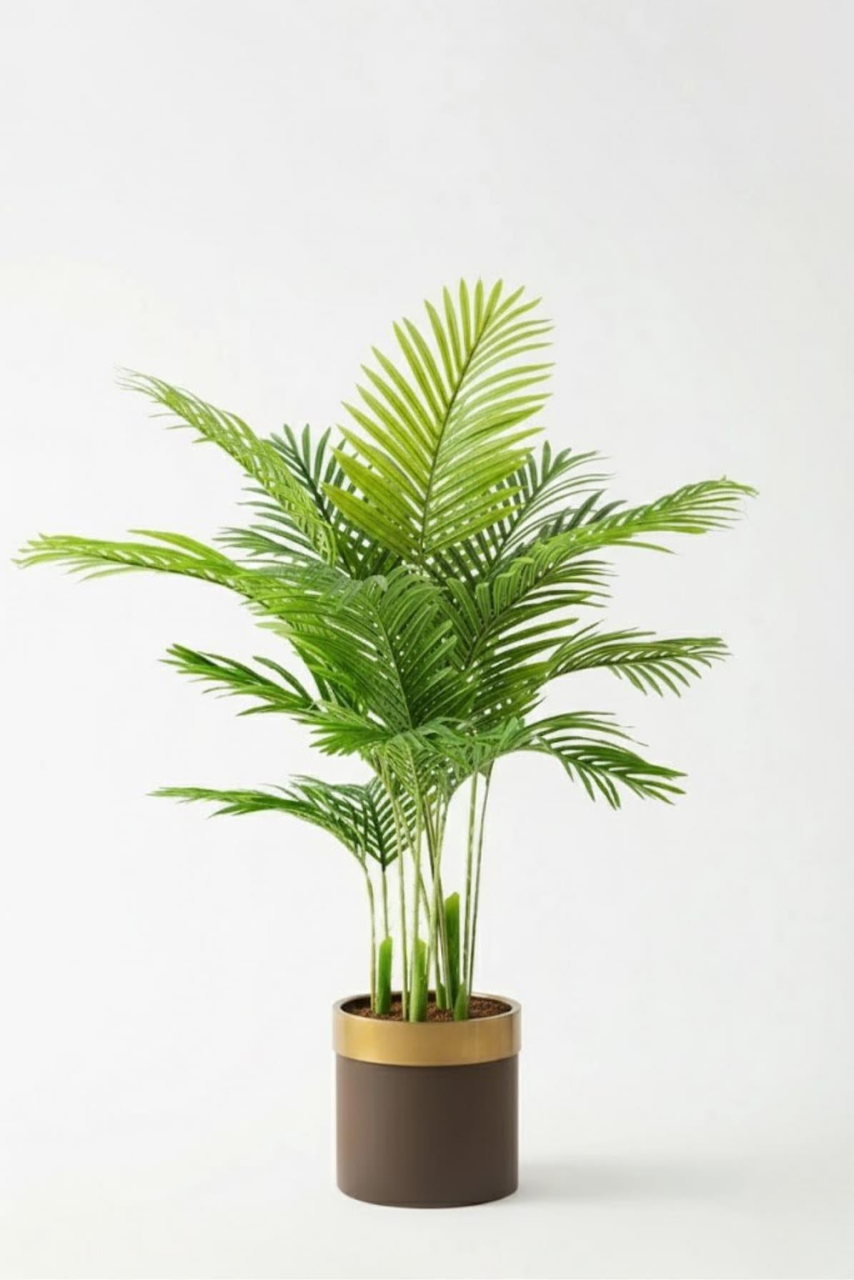 Yapay 3 Gövdeli Areka Palmiyesi