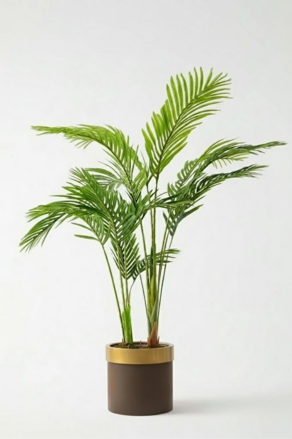 Yapay 3 Gövdeli Areka Palmiyesi