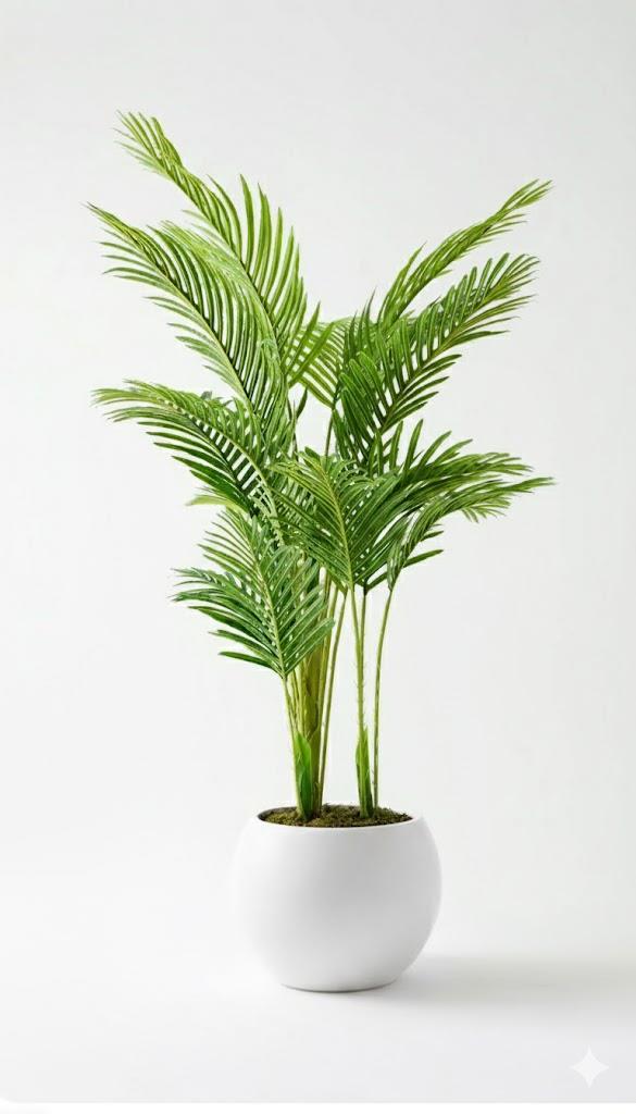 Yapay 3 Gövdeli Areka Palmiyesi