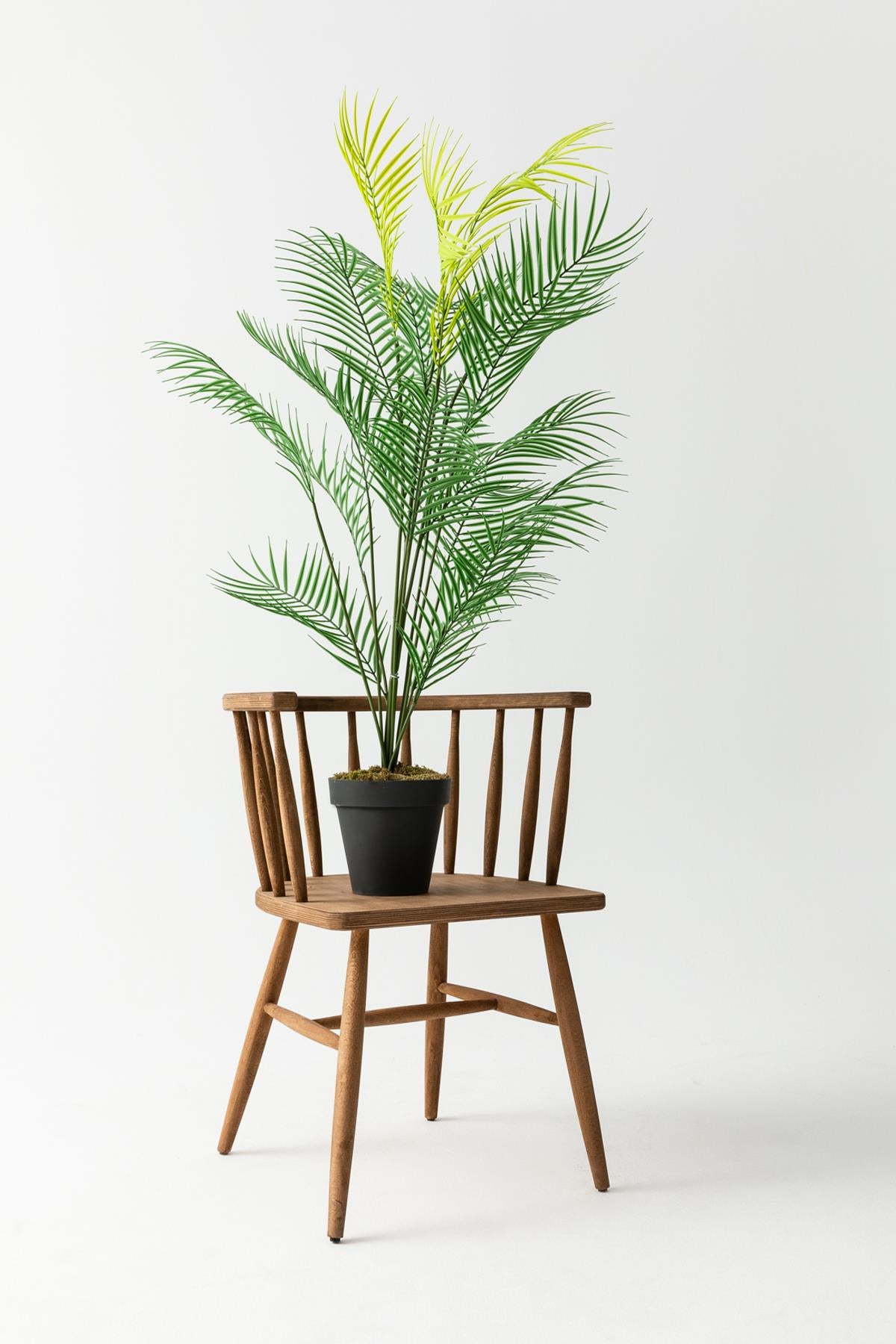 Yapay Ağaç Areka Ağacı Palmiye Ağacı Salon Bitkisi Yapay Areka 130 Cm 20 Yaprak