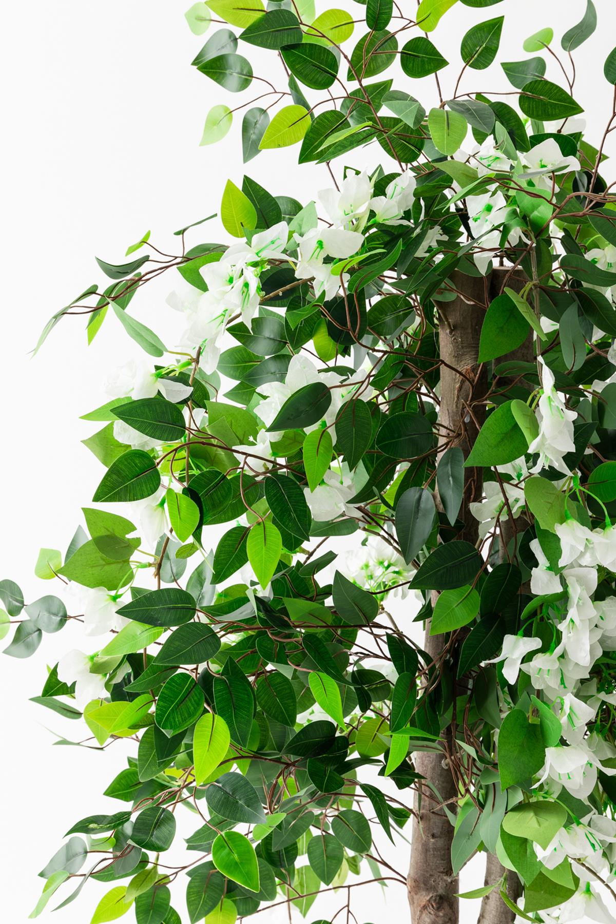 Yapay Ağaç Begonvil Beyaz 160 Cm 56 Dal