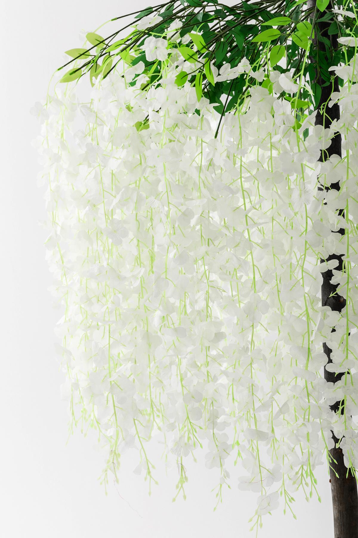 Yapay Akasya Ağacı Beyaz 180 Cm