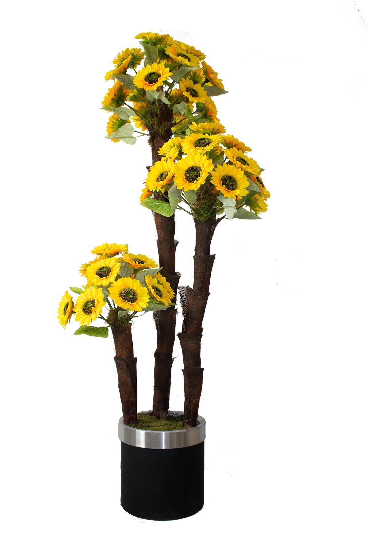 Yapay Ayçiçeği Ağacı(Sunflower)170 cm 49 Dal
