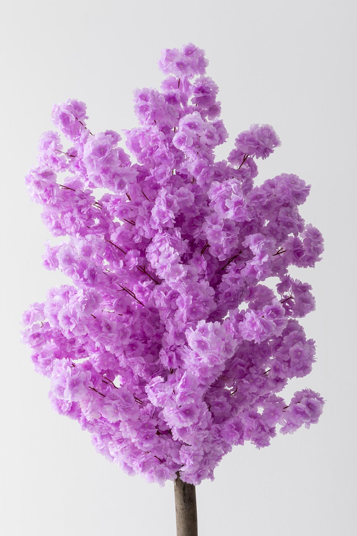 Yapay Bahar Dalı Ağacı Mor 200 cm 72 Dal