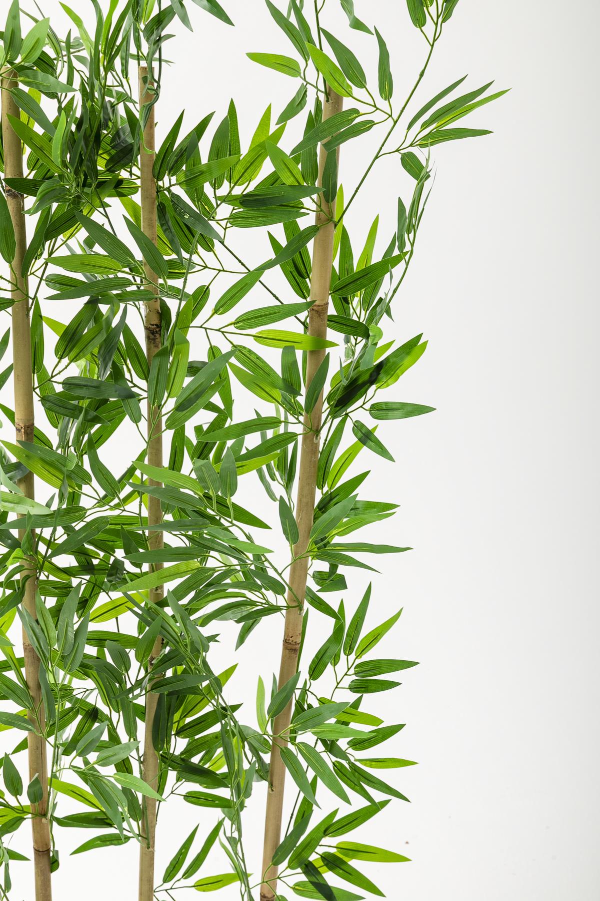 Yapay Bambu Seperatör 150 Cm 5 Çubuklu Plastik Saksı