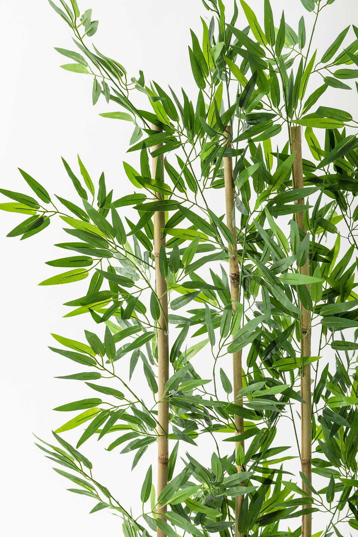 Yapay Bambu Seperatör 150 Cm Antrasit Saksı