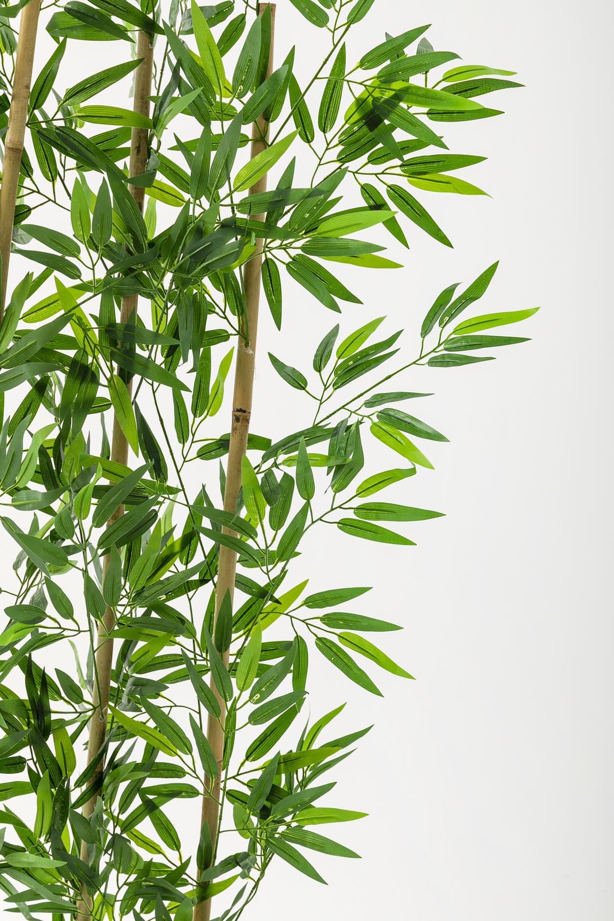 Yapay Bambu Seperatör 150 Cm Kahverengi Saksı