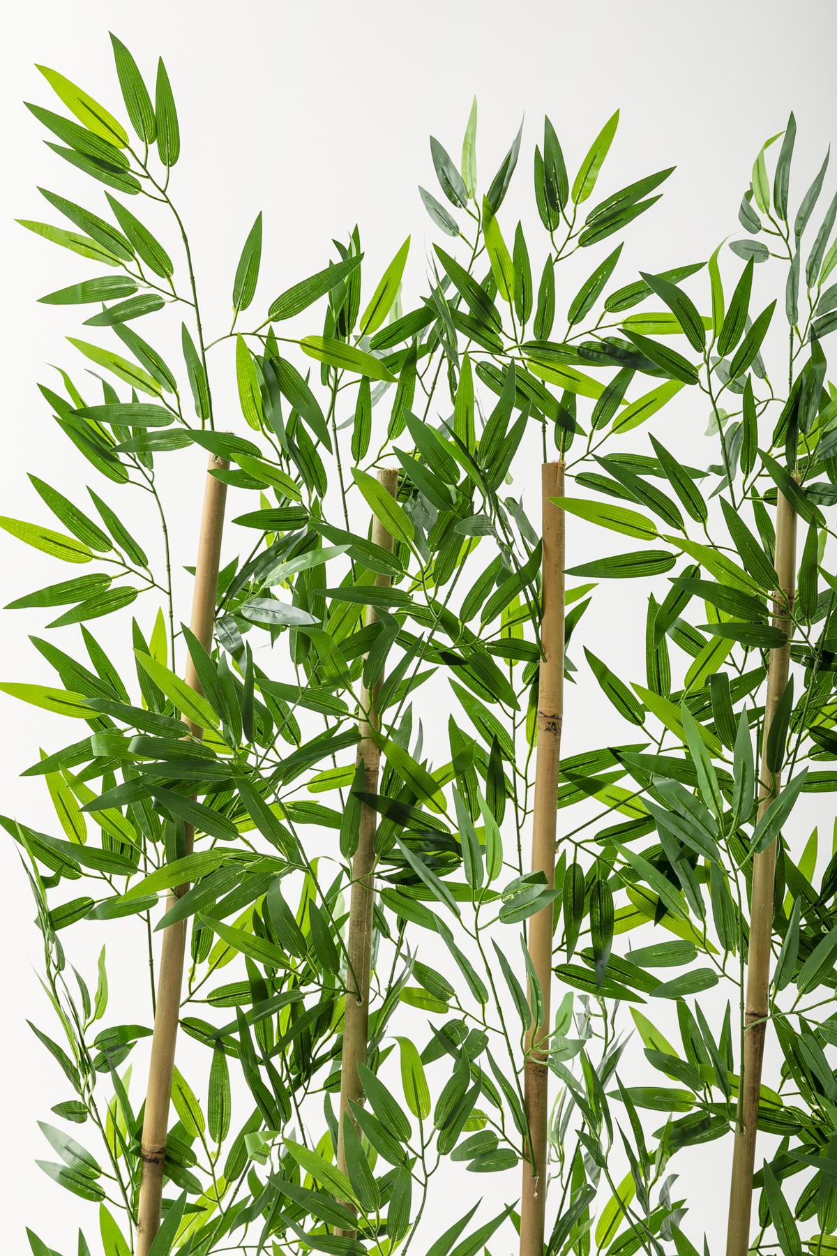 Yapay Bambu Seperatör 175 Cm 5 Çubuklu Plastik Saksı