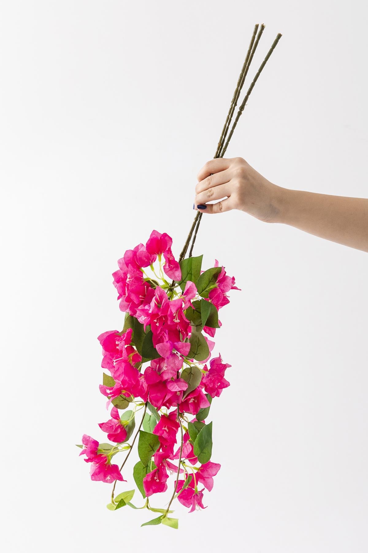 Yapay Begonvil Dalı 80 cm Fuşya