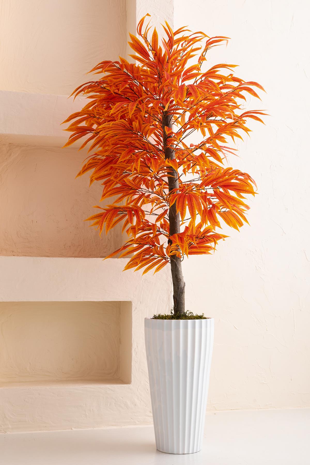 Yapay Büyük Renkli Yapraklı Ağaç