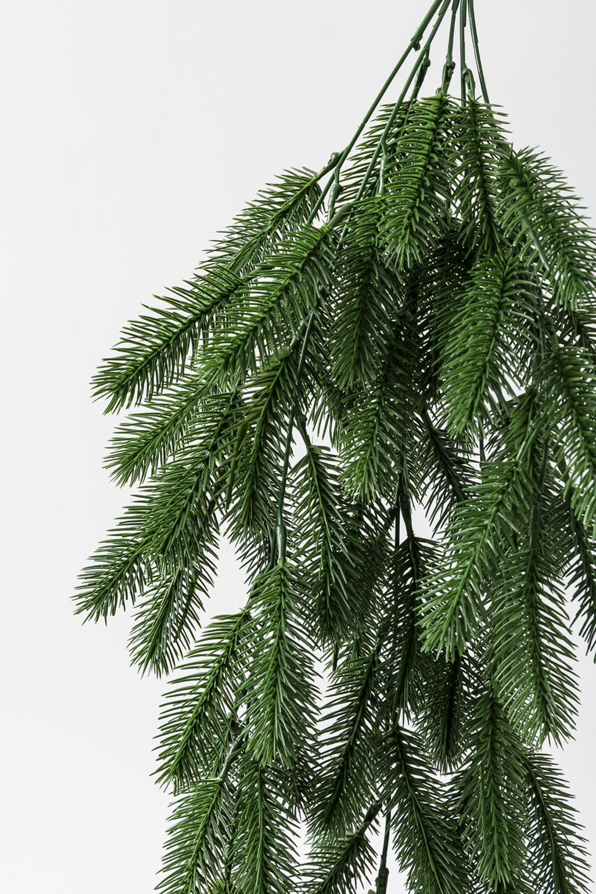 Yapay Çam Sarmaşık (Uv) Korumalı Koyu Yeşil 75 Cm 5 Dal (Uv)