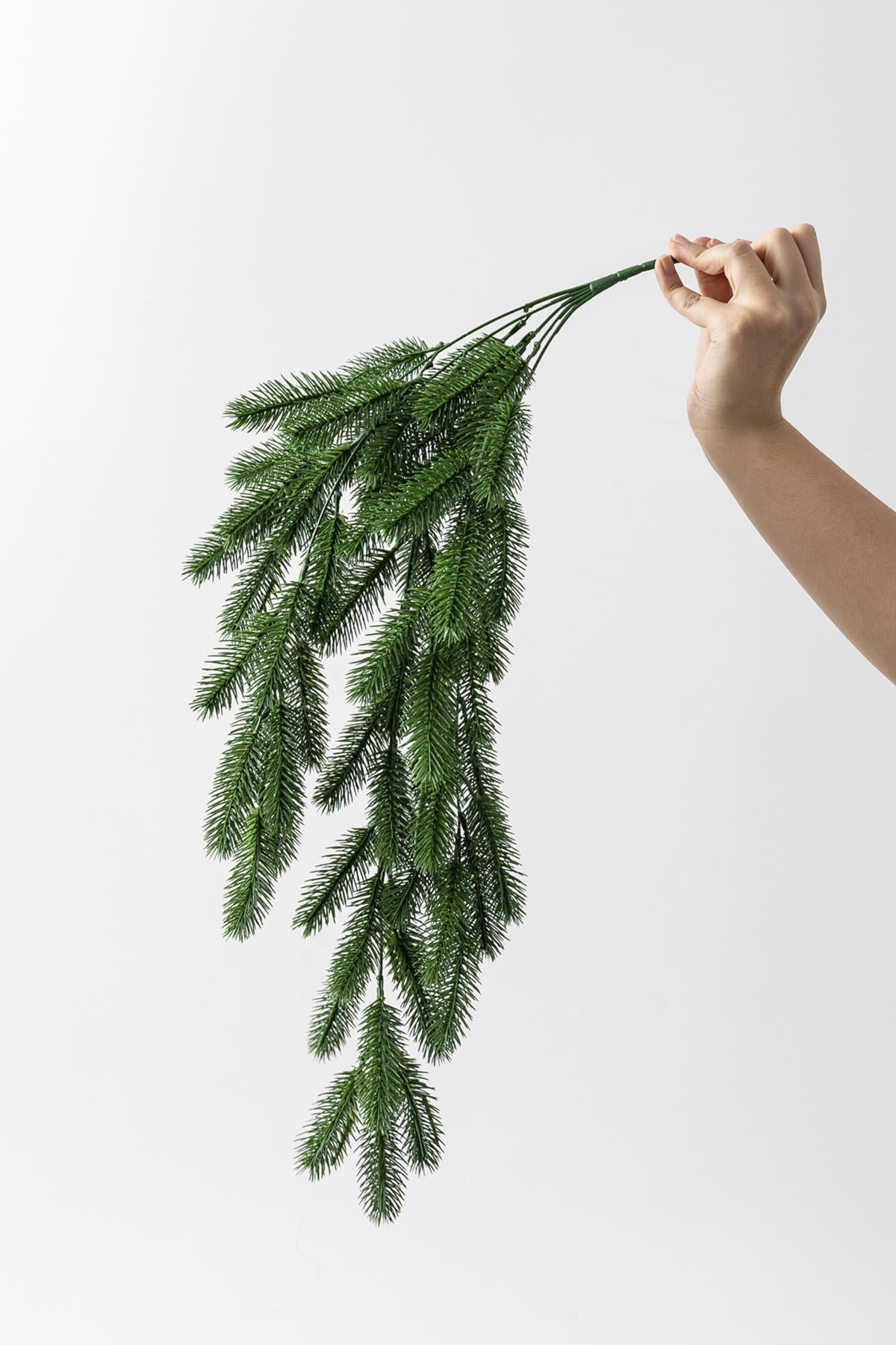 Yapay Çam Sarmaşık (Uv) Korumalı Koyu Yeşil 75 Cm 5 Dal (Uv)