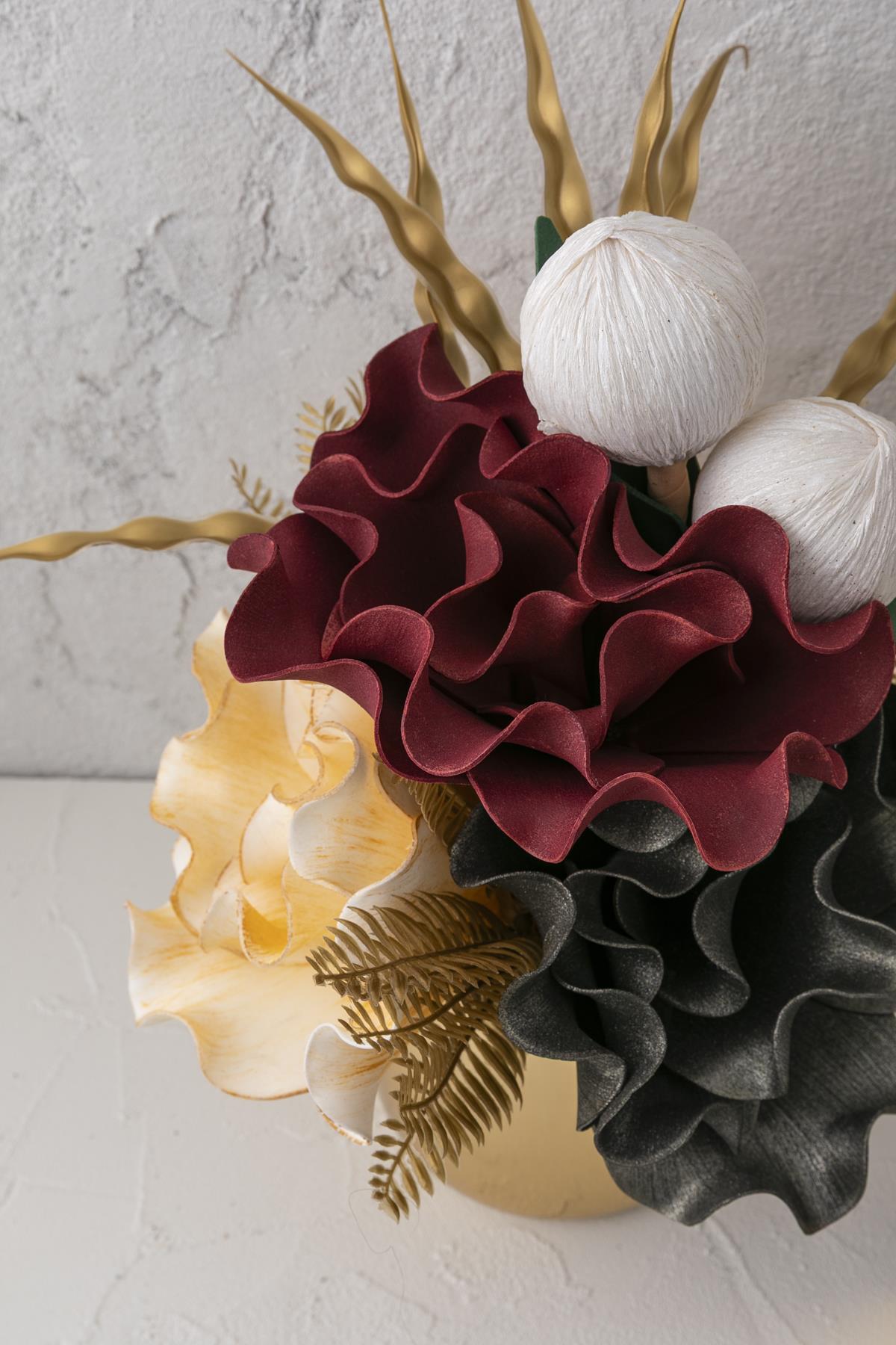 Yapay Çiçek Cezve Aranjman 802