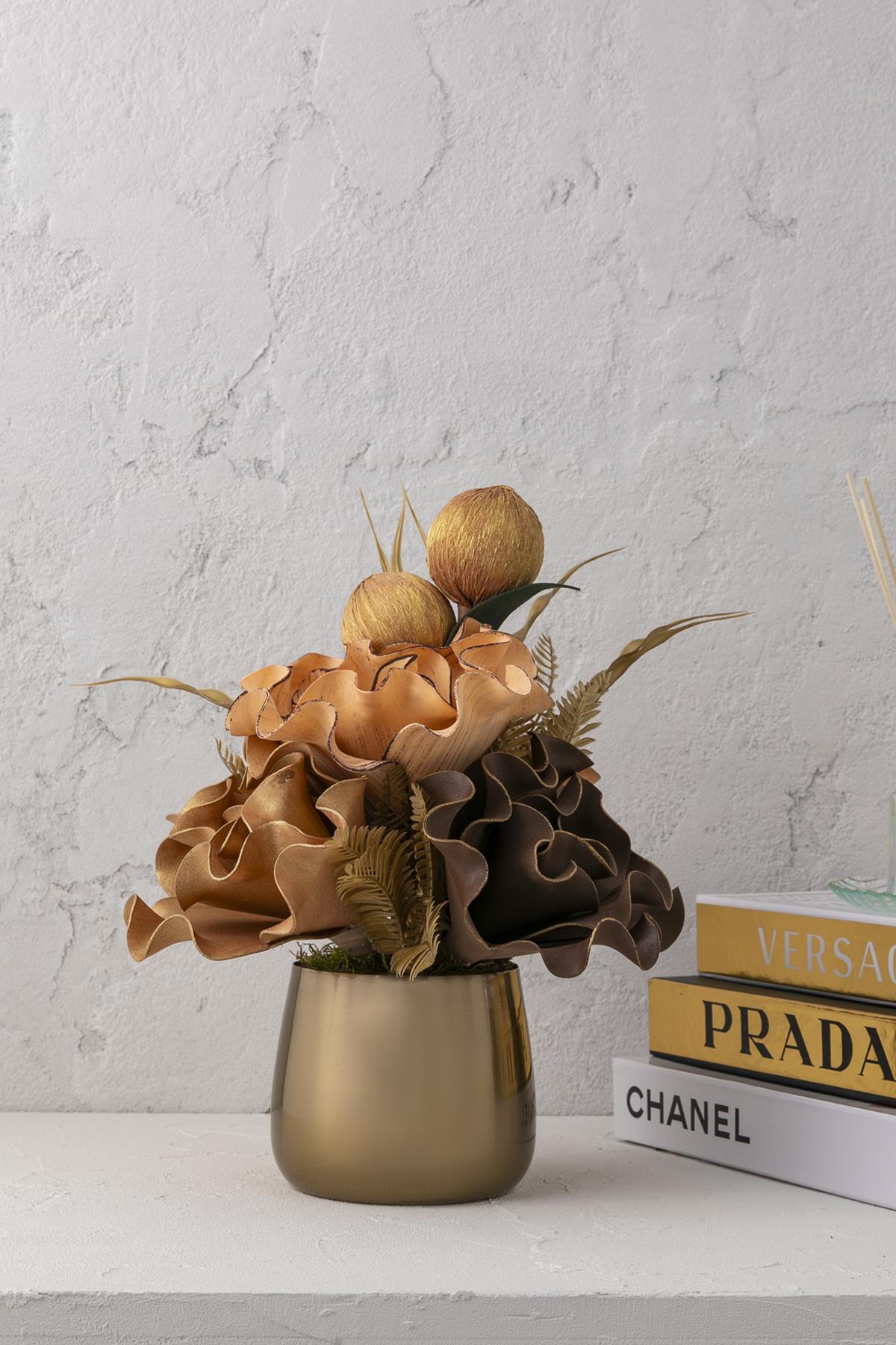 Yapay Çiçek Cezve Aranjman 804