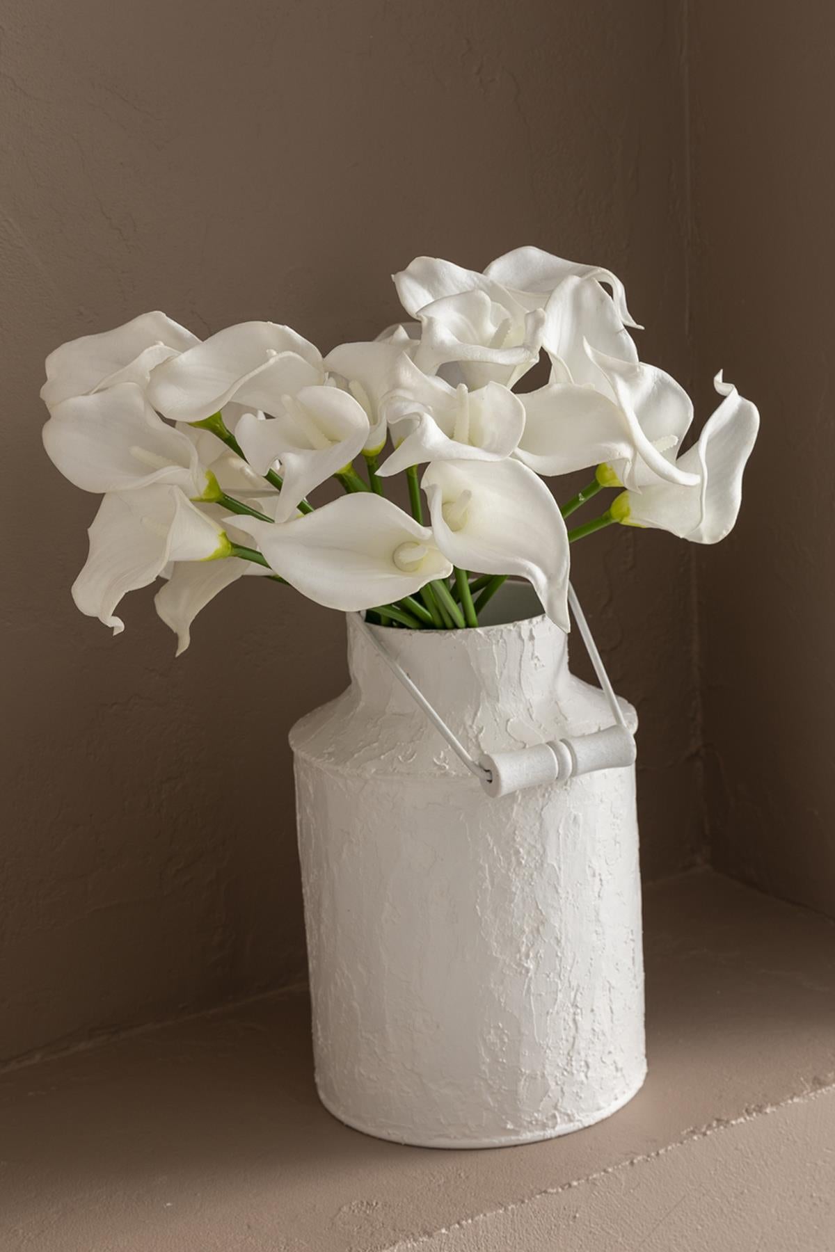 Yapay Çiçek Islak Gerçekçi Doku Gala Çiçeği 8 Dal