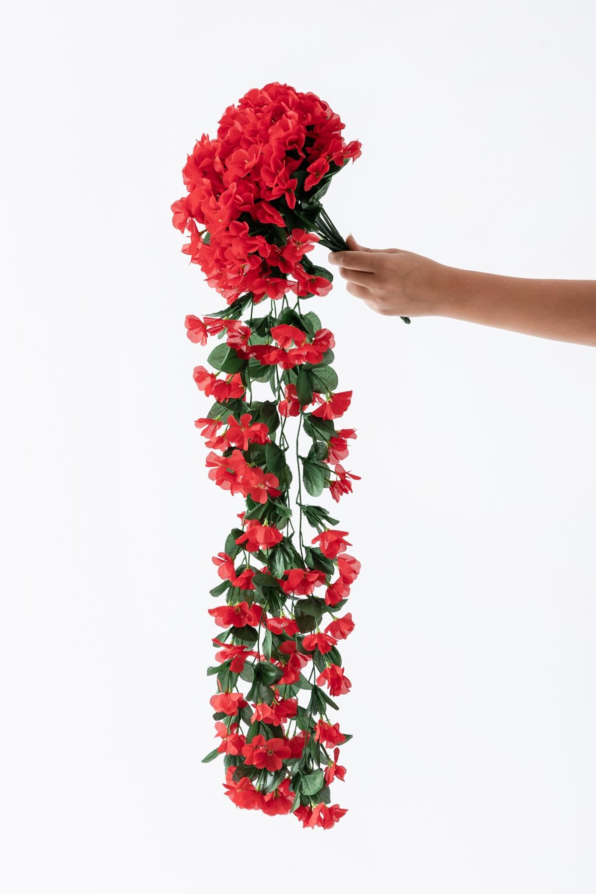 Yapay Çiçek Sarkan Begonvil Çiçeği 75 cm 22 Dal