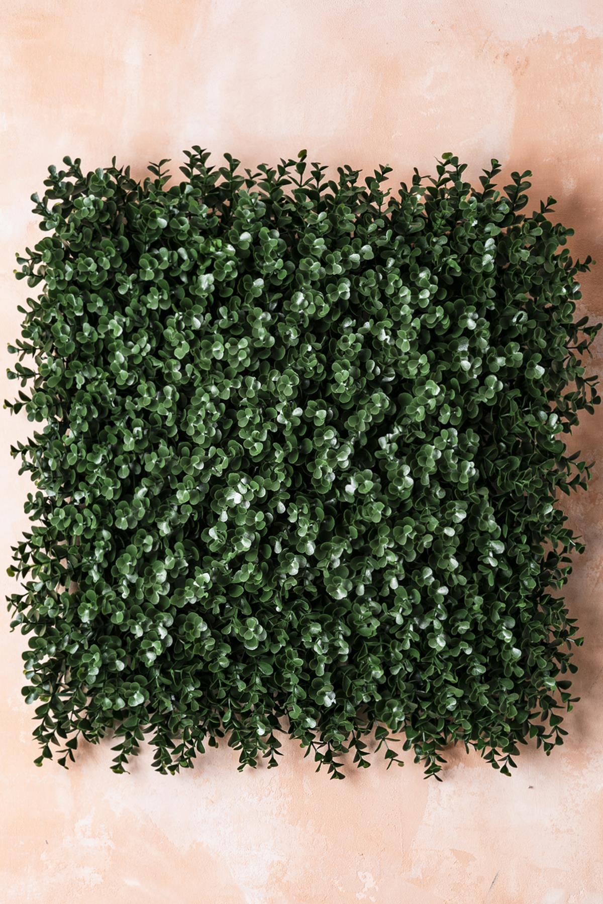 Yapay Duvar Paneli (Uv) Korumalı Okaliptus Yeşil 50*50 (Uv)