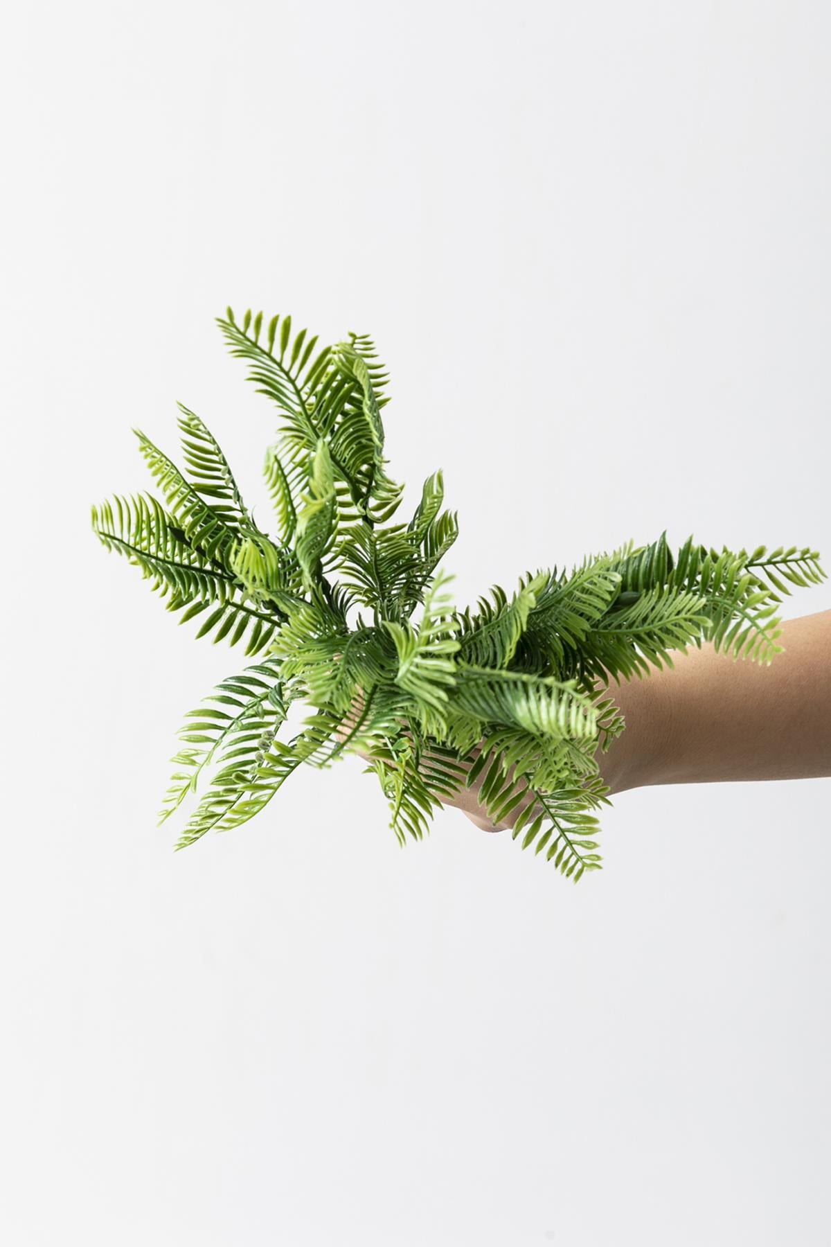 Yapay Fenix Demeti Yeşil 35 Cm 7 Dal(Uv)