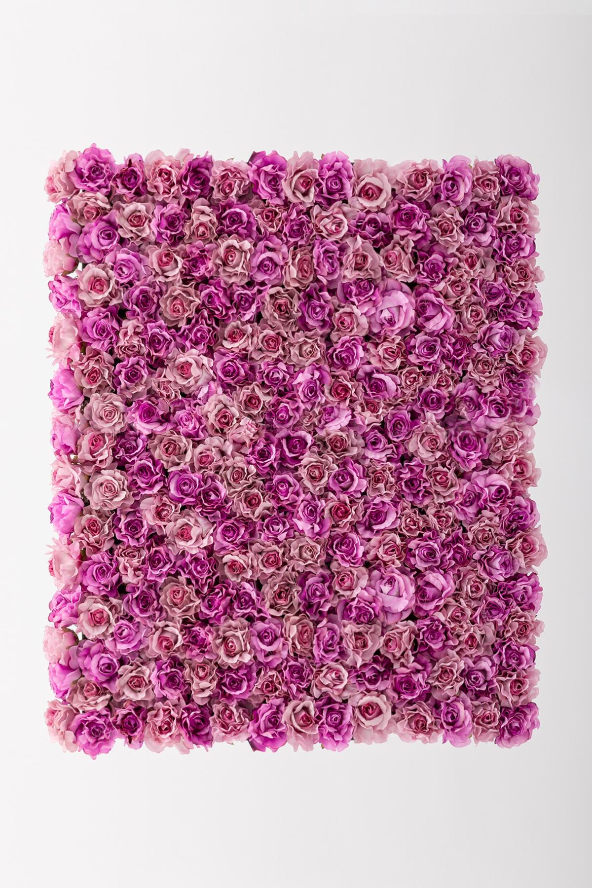 Yapay Gül Duvarı 100x100