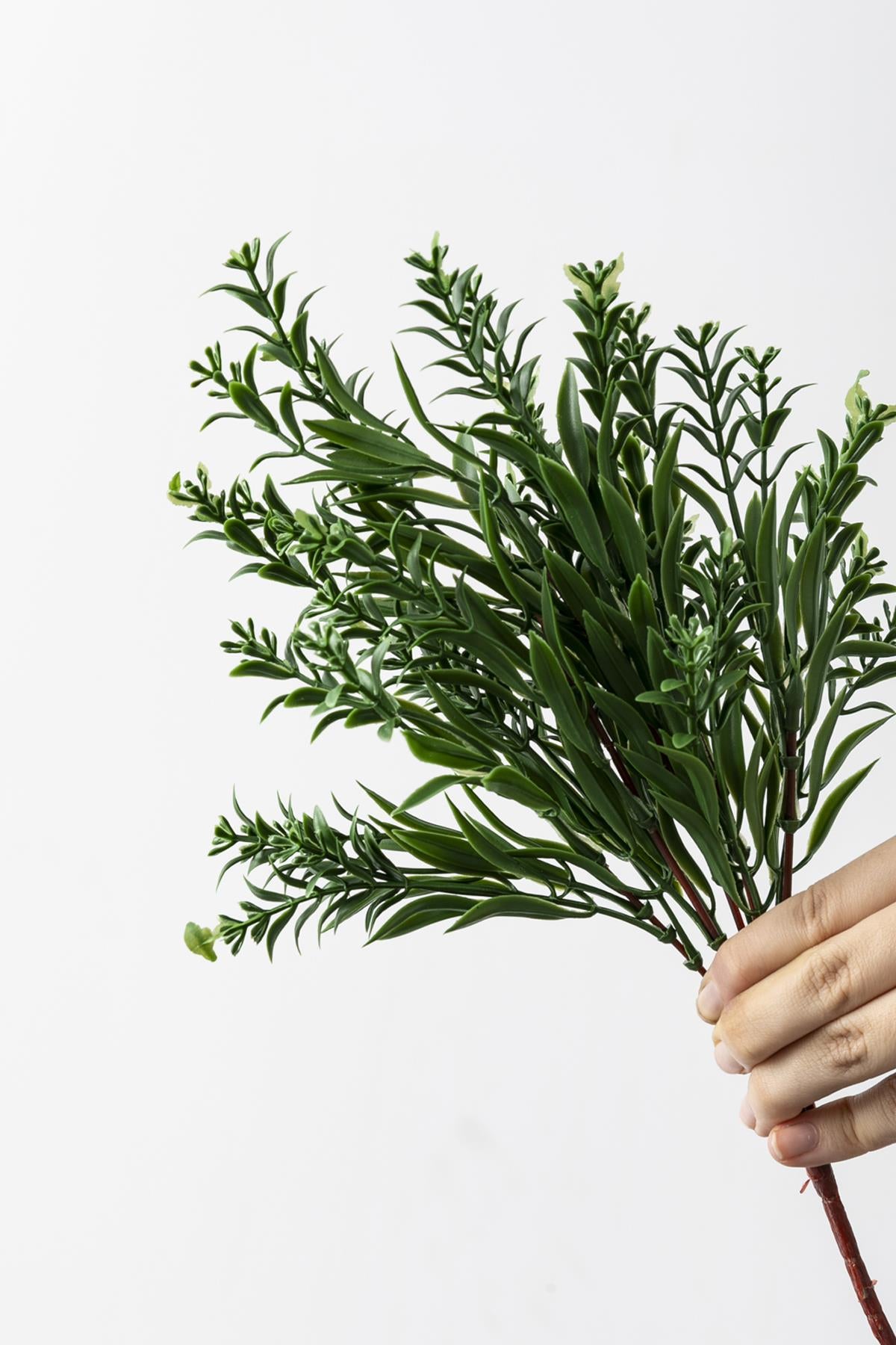 Yapay Ihlamur Demeti Koyu Yeşil 35 Cm 5 Dal(Uv)