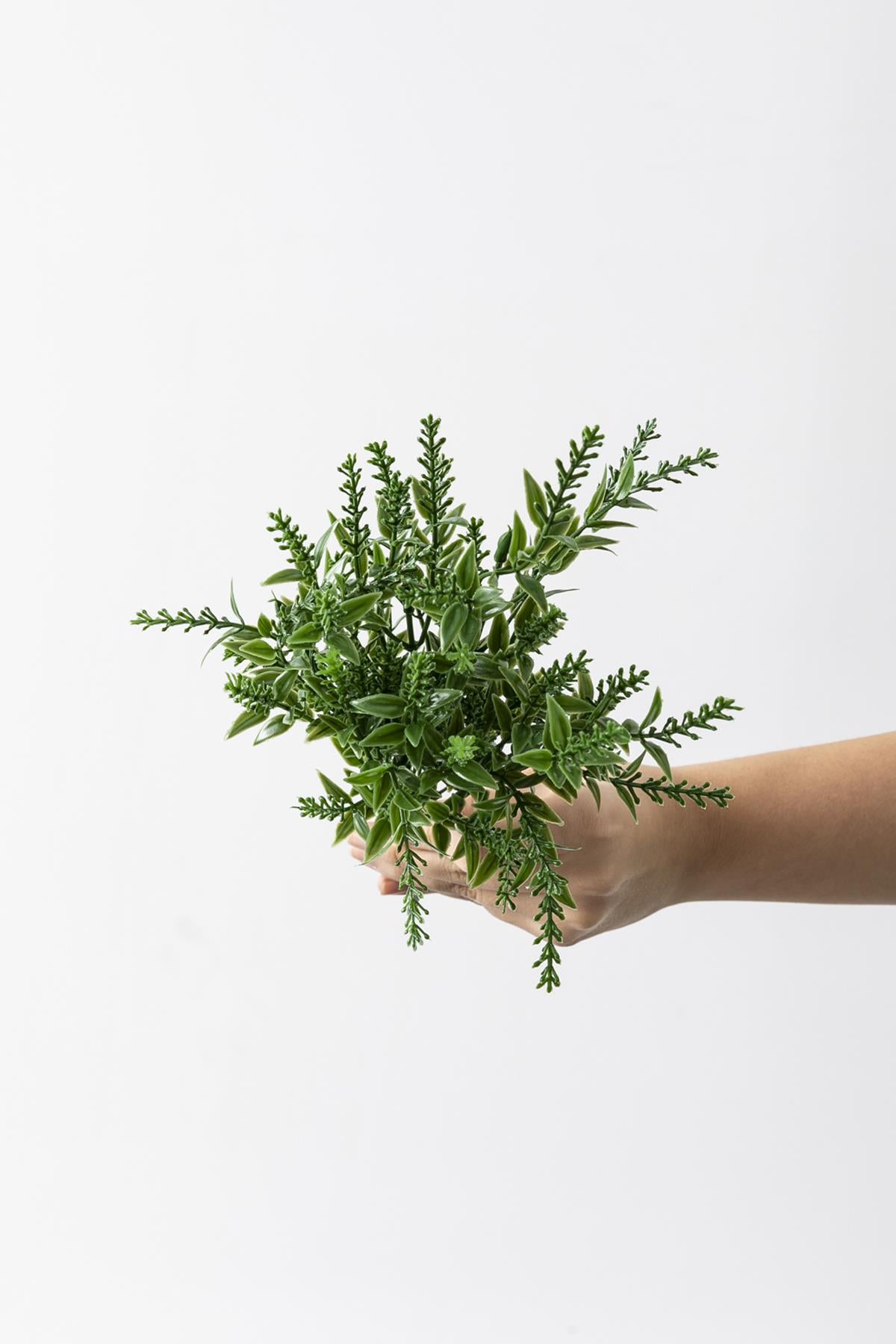 Yapay Ihlamur Demeti Yeşil 35 Cm 5 Dal(Uv)