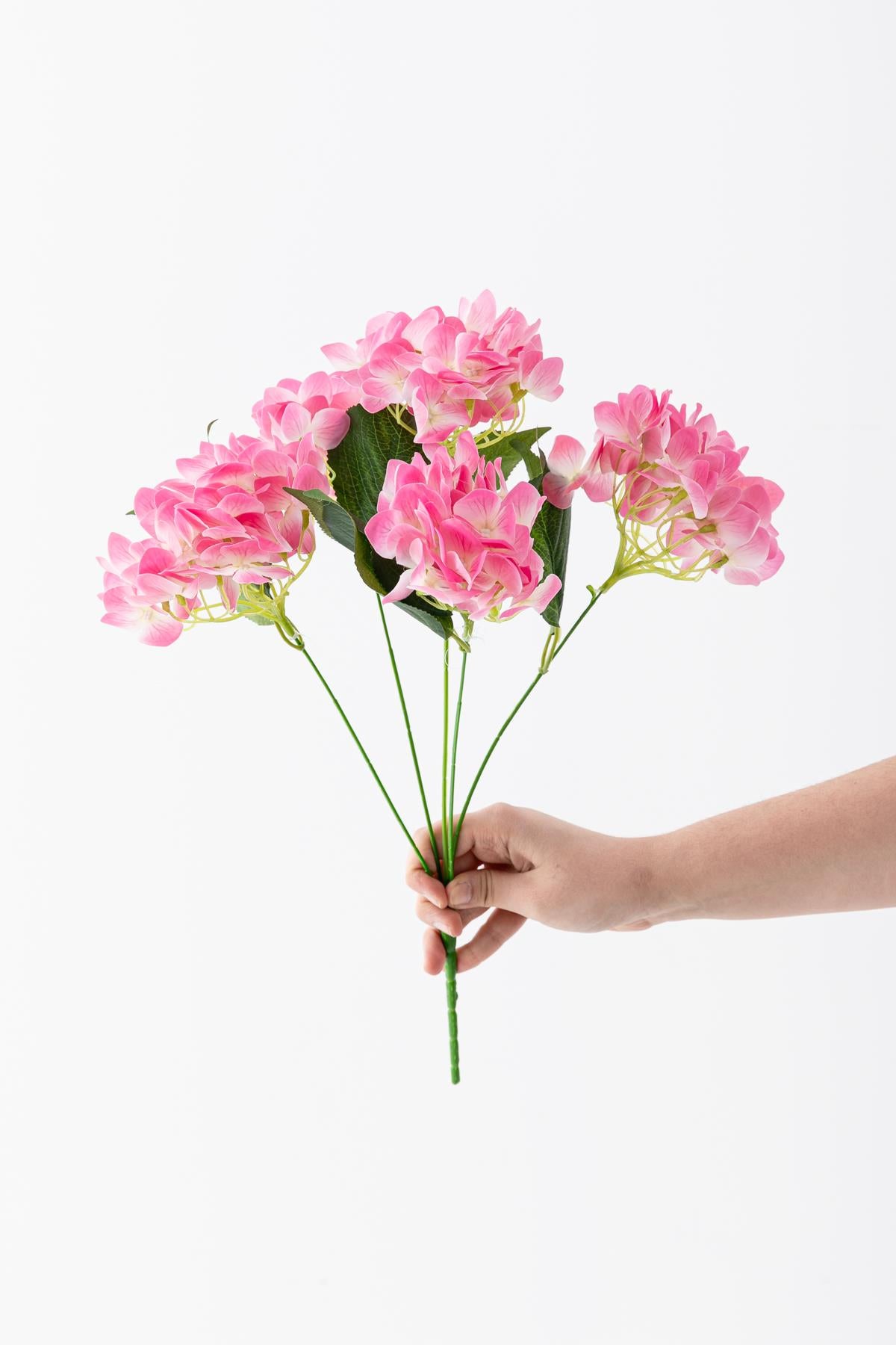 Yapay Islak Ortanca Çiçeği 45 cm 5 Dal