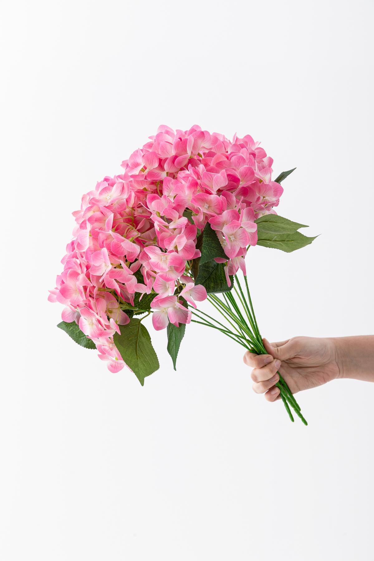 Yapay Islak Ortanca Çiçeği 45 cm 5 Dal