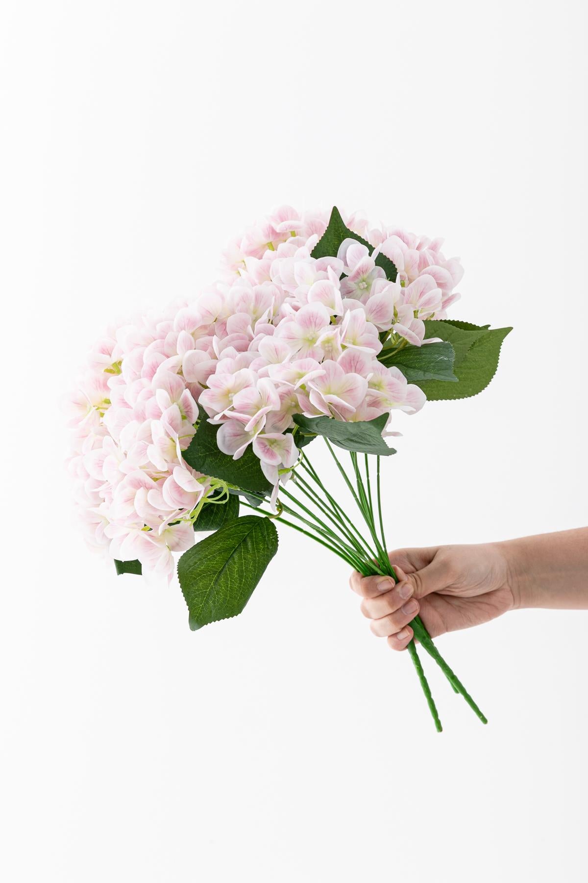 Yapay Islak Ortanca Çiçeği 45 cm 5 Dal