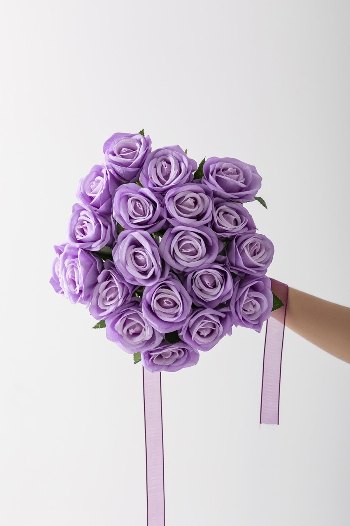 Yapay Kadife Gül Demeti 10'lu