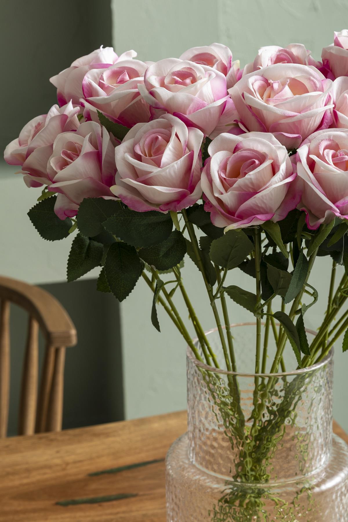 Yapay Kadife Gül Demeti 10'lu