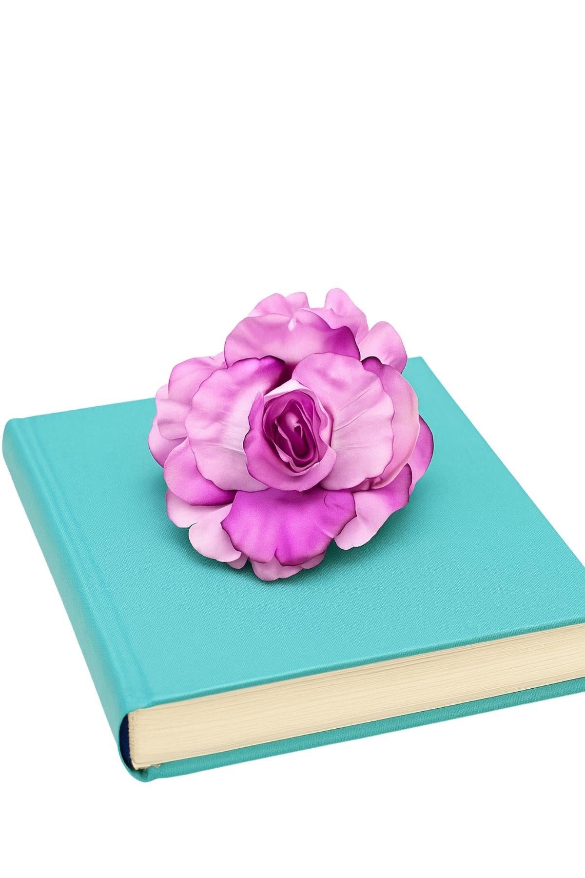 Yapay Kafa Gül Fuşya 10 Cm