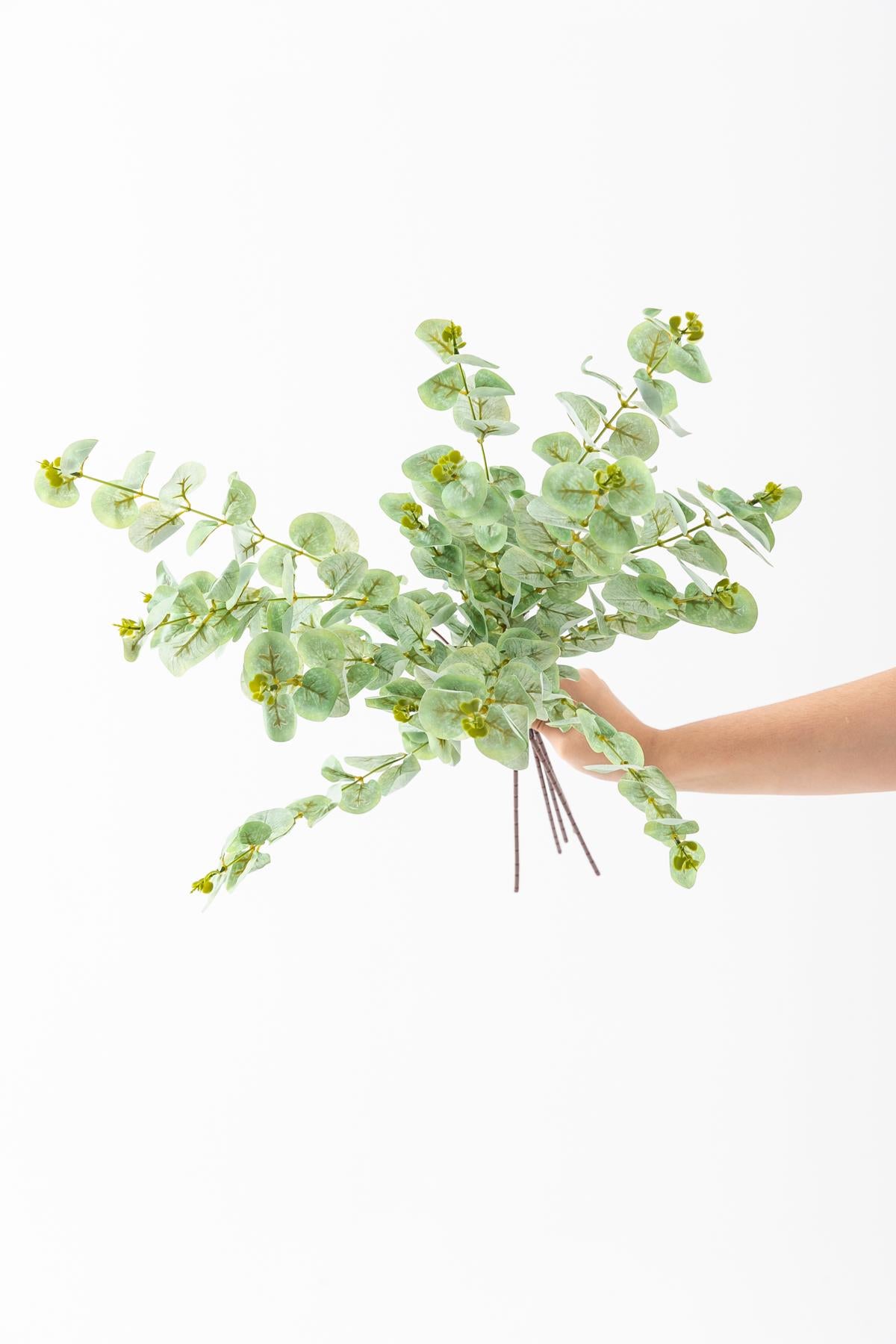 Yapay Okaliptus Dalı 80 Cm 3 Dal