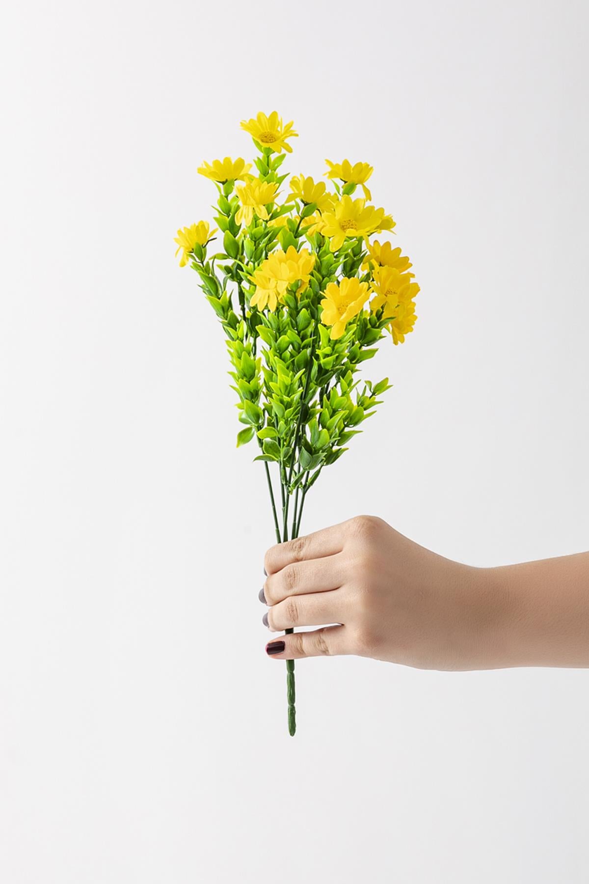 Yapay Papatya Demeti 35 Cm 5 Dal