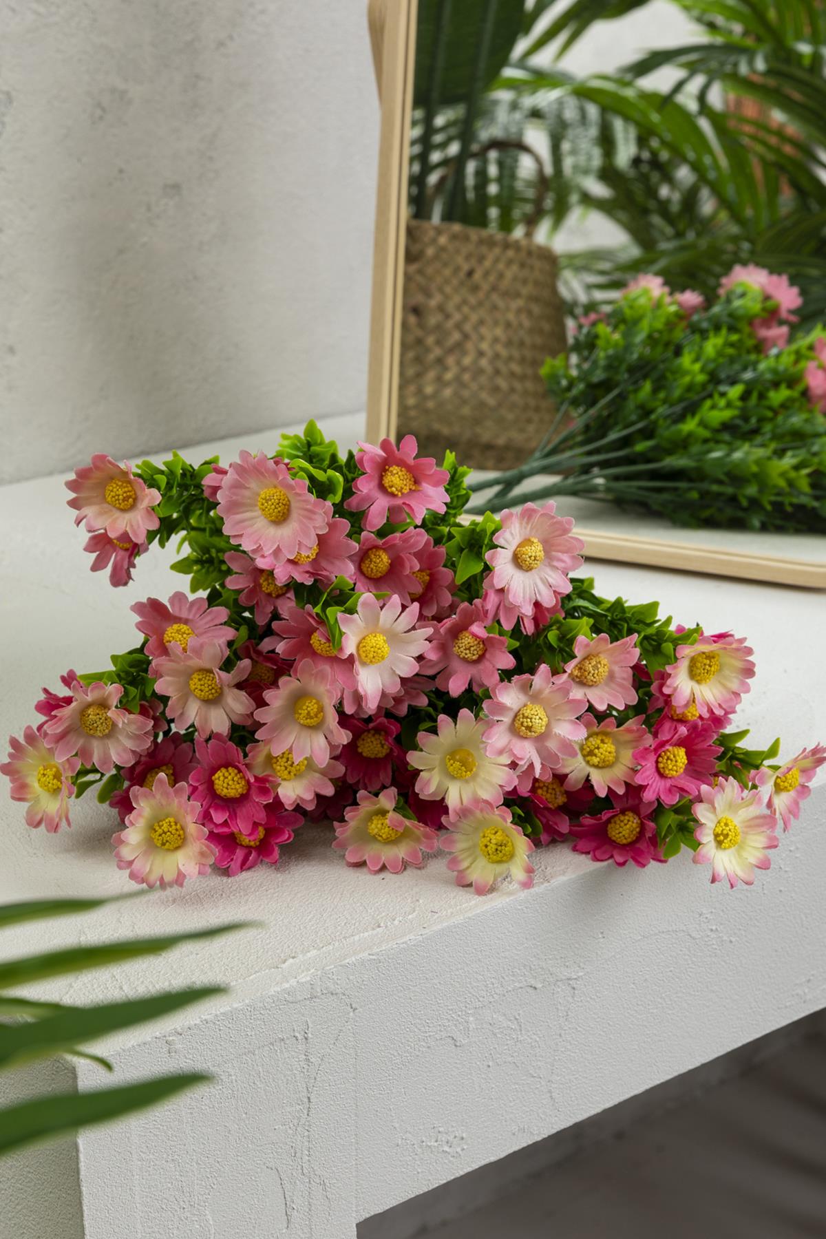 Yapay Papatya Demeti 35 Cm 5 Dal