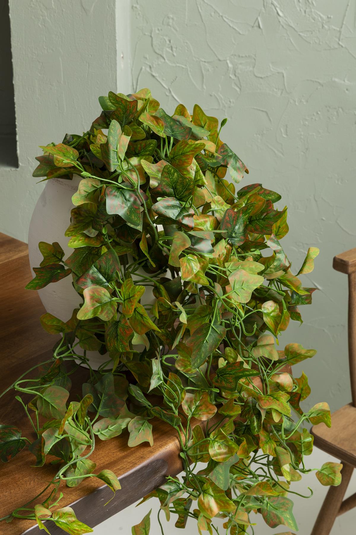 Yapay Renkli Sarmaşık 80 Cm 5 Dal Yeşil