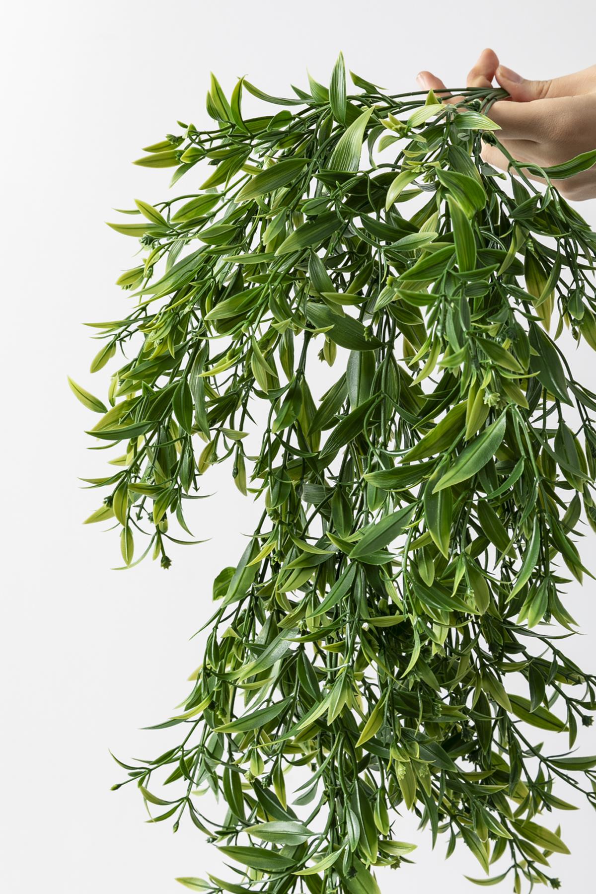 Yapay Sarmaşık Kılıç Uv Korumalı Yeşil 80 Cm 5 Dal