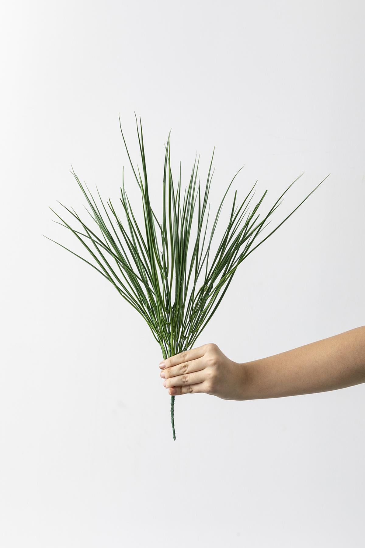 Yapay Saz Demeti Açık Yeşil 50 Cm 7 Dal (Uv)