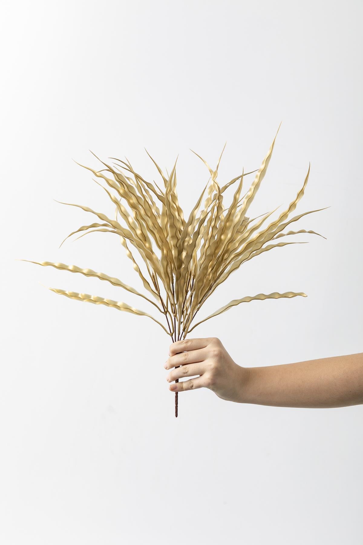 Yapay Saz Demeti Gold 50 Cm 7 Dal (Uv)