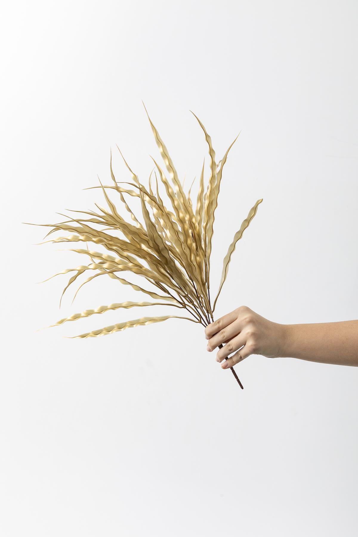 Yapay Saz Demeti Gold 50 Cm 7 Dal(Uv)