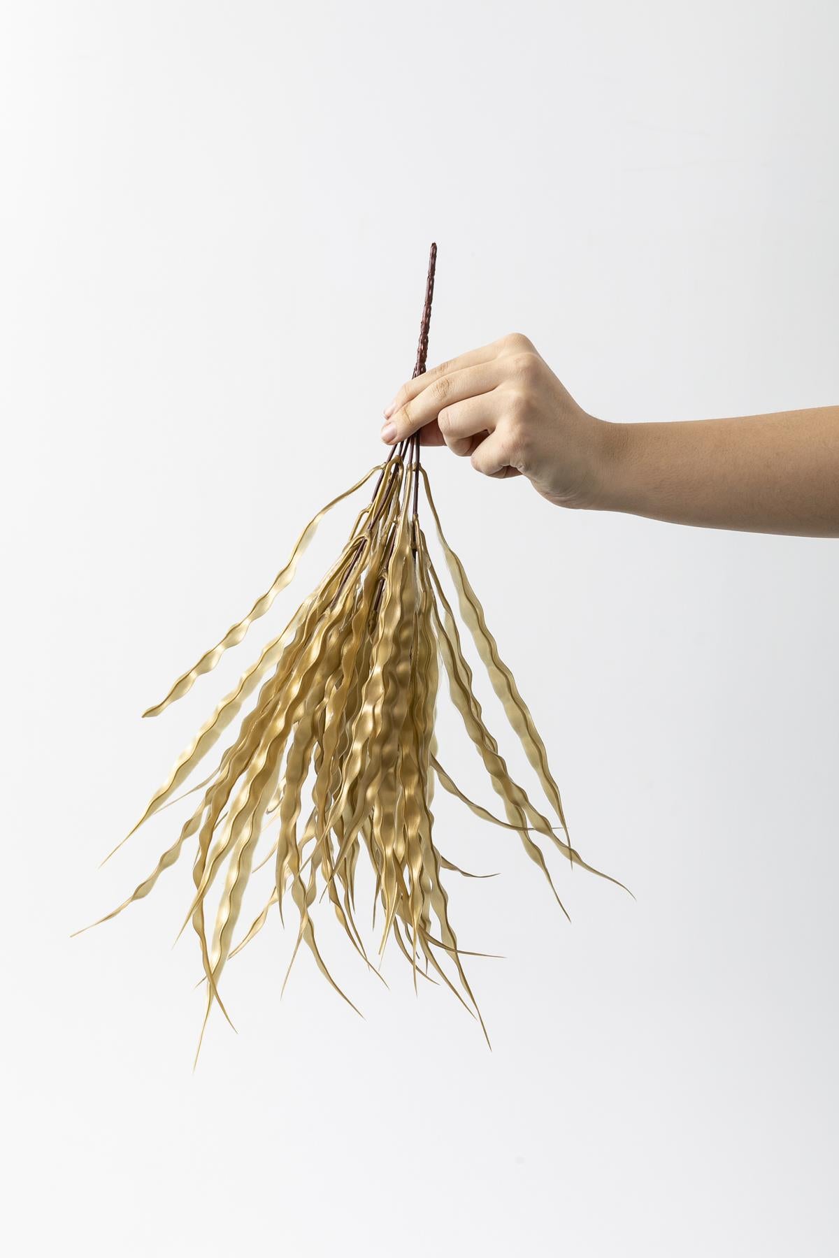 Yapay Saz Demeti Gold 50 Cm 7 Dal(Uv)