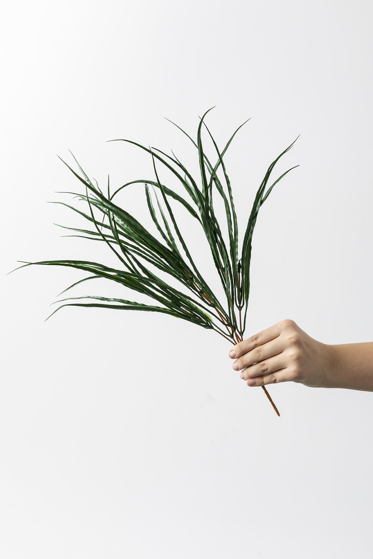 Yapay Saz Demeti Yeşil 40 Cm 10 Dal(Uv)