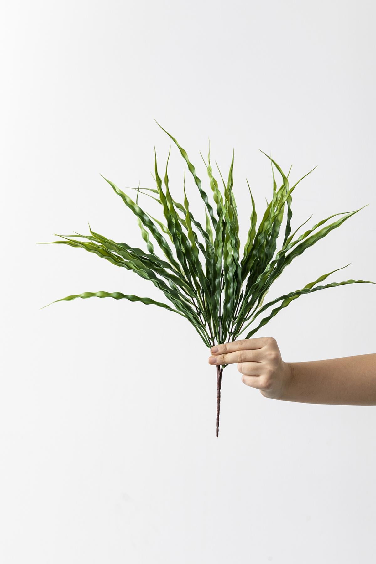 Yapay Saz Demeti Yeşil 50 Cm 7 Dal (Uv)