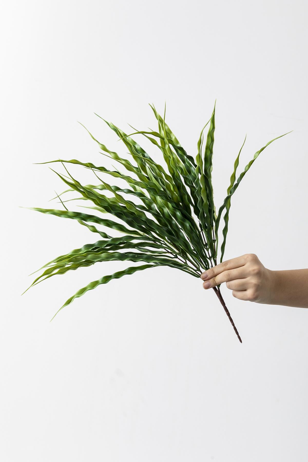 Yapay Saz Demeti Yeşil 50 Cm 7 Dal (Uv)