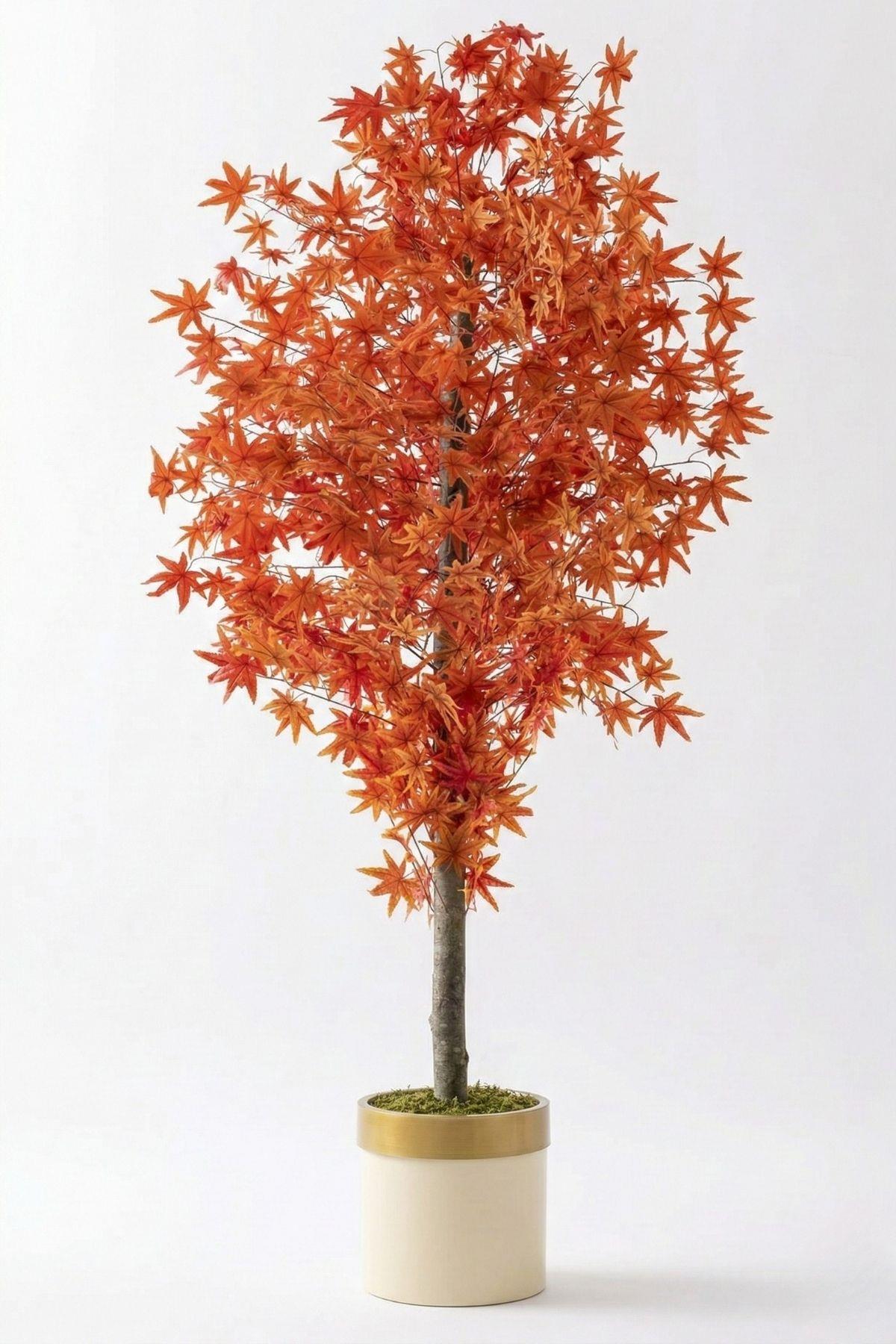 Yapay Sonbahar Ağacı Kırmızı