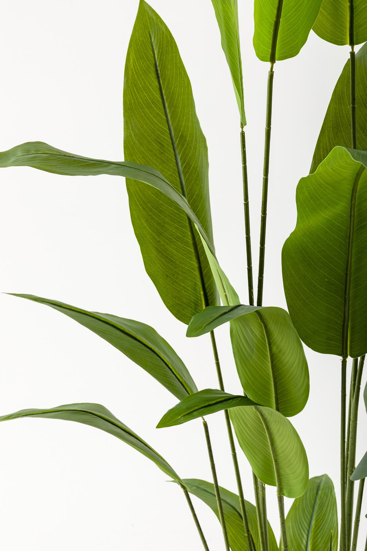 Yapay Starliçe Ağacı 160 Cm Siyah Gümüş Metal Saksı