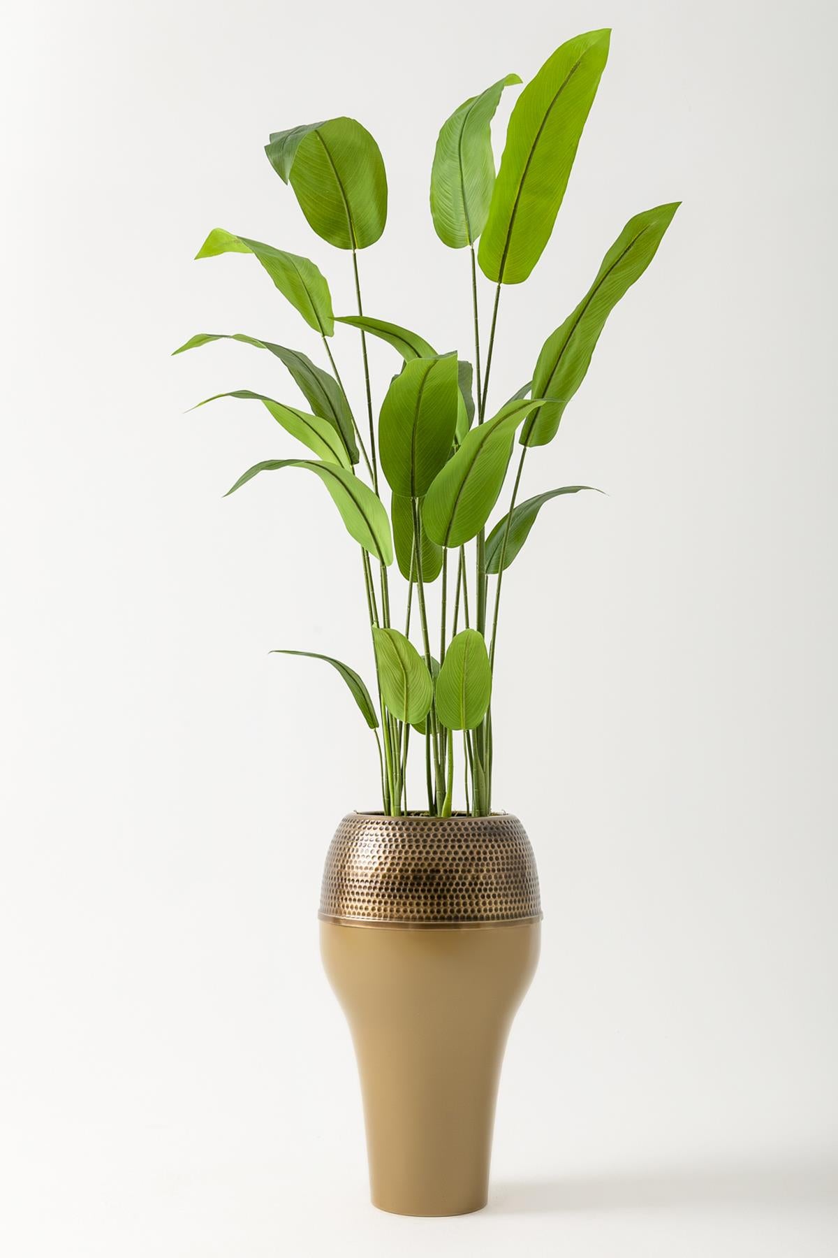 Yapay Starliçe Ağacı 230 Cm Kahverengi Eskitme Damla Saksı